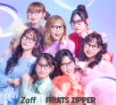 メガネブランド「Zoff」× FRUITS ZIPPER 初コラボレーションアイウェア発売